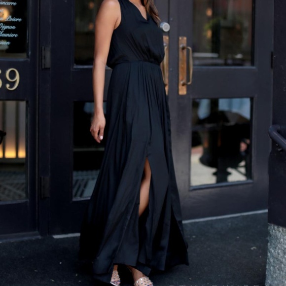 SOLD! - Black Banana Republic Goddess Maxi Dress - Picture 1 of 8